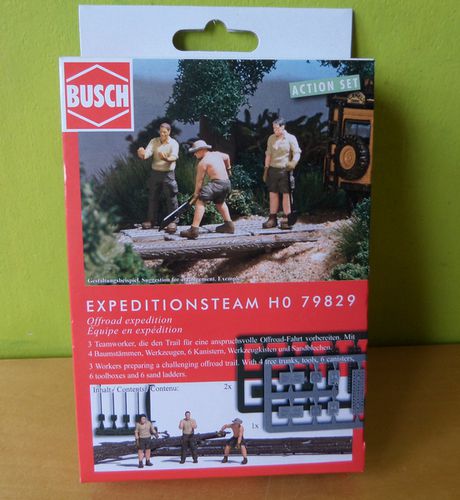 Busch H0 79829 Expeditie team