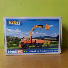 Kibri  H0 15005 Unimog met werkkraan