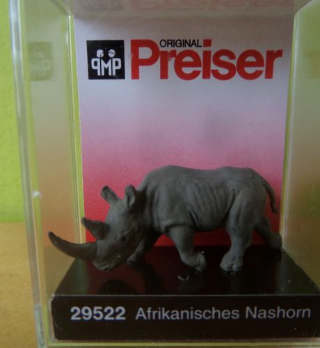 Preiser H0 29522 Afrikaanse neushoorn