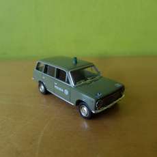 Brekina H0 22428 Fiat 124 Polizia