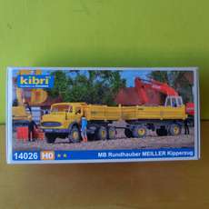 Kibri H0 14026  MB Rundhauber Kiepwagen