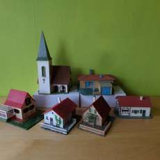 Faller H0 budget set compleet dorp