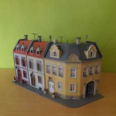 Kibri H0 Stadsblok met hoekpand