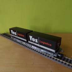 Roco H0 66617 SBB Container wagon Vos Logistic