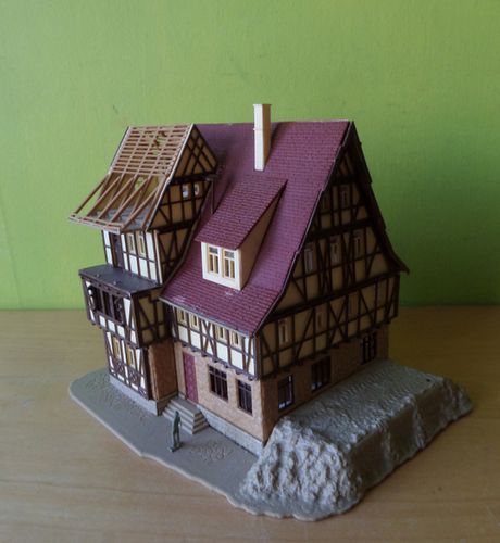 Vollmer H0 Vakwerkhuis in renovatie