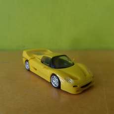 Herpa H0 25485-003  Ferrari F50 geel