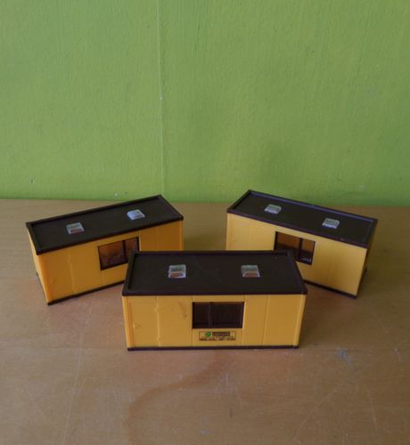 Busch H0 Bouwkeet container set