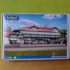 Kibri N 37760 Grote stations hal groen