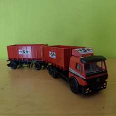 Herpa H0 143646 Mercedes SK container wagen "ISR " Recycling