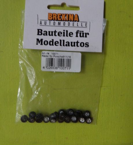Brekina H0 10071 Wielen set Porsche