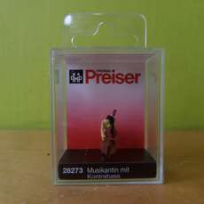 NIEUW ! Preiser H0 28273 Vrouw met contrabas