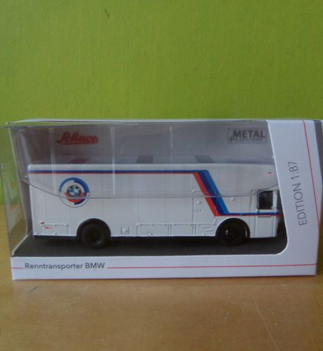 Schuco H0 26681 MB O 317 Race Transport BMW