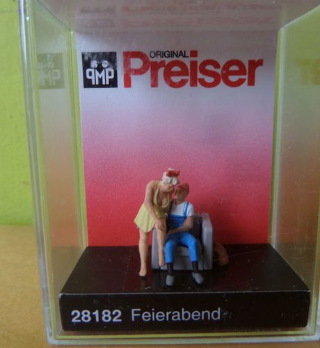 Preiser H0 28182 Thuis van het werk