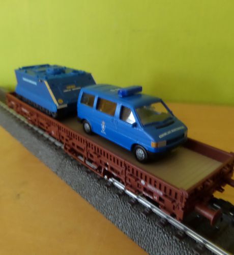 Roco H0 66691 NS Rungenwagon wagon Marechaussee
