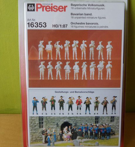 Preiser H0 16353 Beierse volksmuzikanten