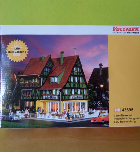 Vollmer H0 43695 Cafe - Bistro Vakwerkhuis