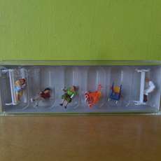 Preiser H0 10522 Zittende moeders met kinderwagens