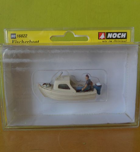 Noch H0 16822 Vissersbootje met visser