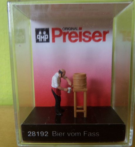 Preiser H0 28192 Vaatje bier tappen