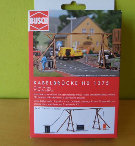 Busch H0 1375 Kabel brug