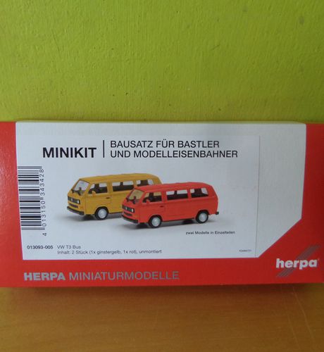 Herpa H0 13093 Minikit 2x VW T3 bus