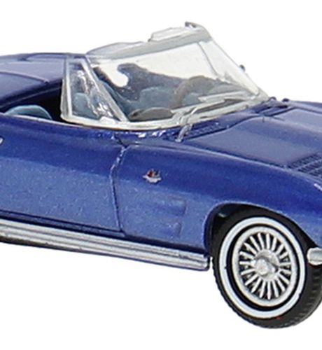 Voorbestellen ! Brekina H0 18028 Chevrolet Corvette C2 blauw