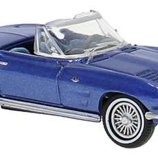 Voorbestellen ! Brekina H0 18028 Chevrolet Corvette C2 blauw