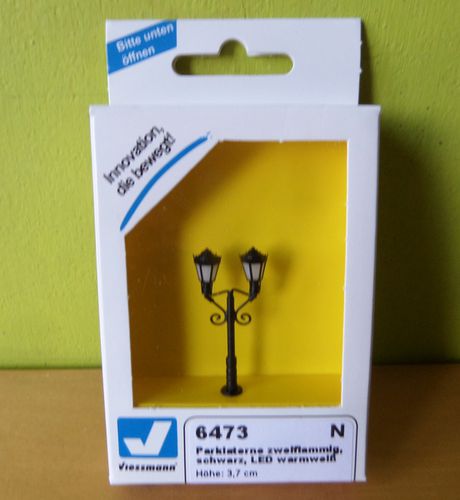 Viessmann N 6473 Parklantaarn dubbel
