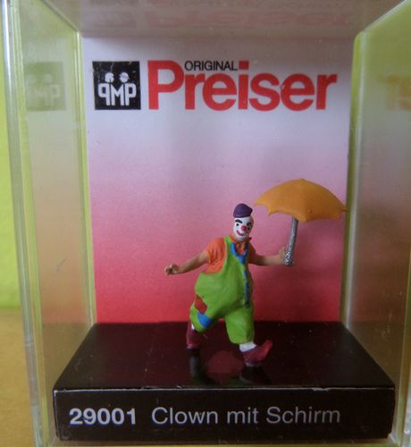 Preiser H0 29001 Clown met paraplu
