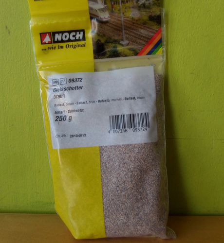 Noch H0 /TT 9372 Bruine rails grind schotter