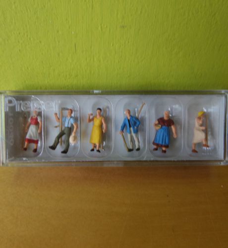 Preiser H0 10040 plattelands figuren