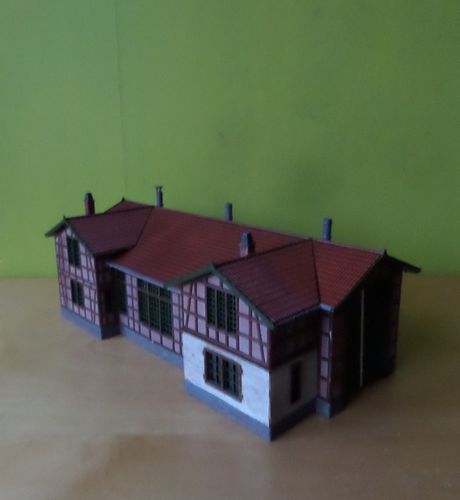 Faller H0 Vakwerk Wagen loods