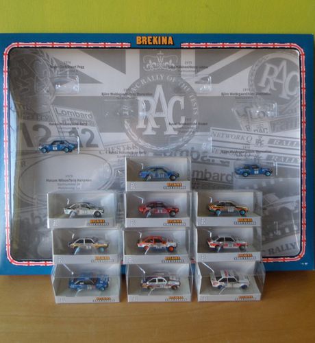 Brekina H0 Ford Escort RS 1800 Rally Set