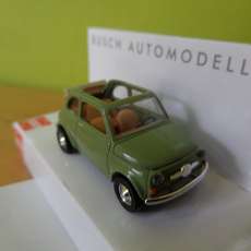 Busch H0 48781 Fiat 500 Cabrio