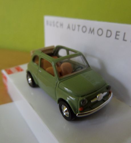 Busch H0 48781 Fiat 500 Cabrio