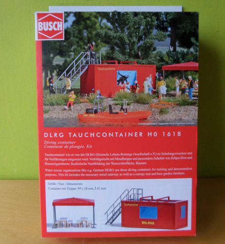 Busch H0 1618  Duik container set