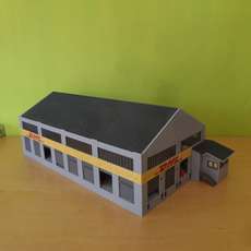 Faller H0 DHL gebouw