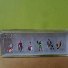 Preiser N 79015 Boodschappen doen