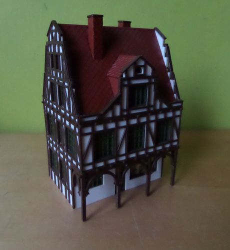 Vollmer H0 Vakwerkhuis met arcade