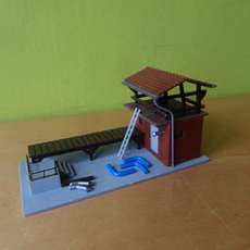 Vollmer H0 Pijpleiding perron