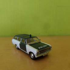 Brekina H0 20474 Opel Record Caravan Polizei