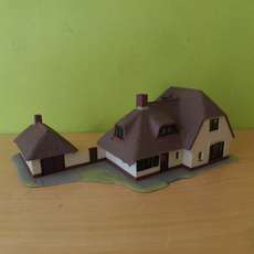 Kibri H0 Nederlandse boerderij villa