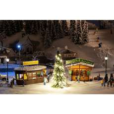 Faller H0 134002 Kerstmarkt kraampjes