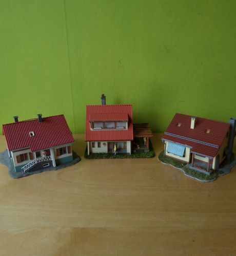 Faller H0  3 vakantie bungalows