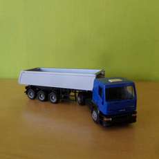 Herpa H0 144100 Iveco  bouw kiep wagen