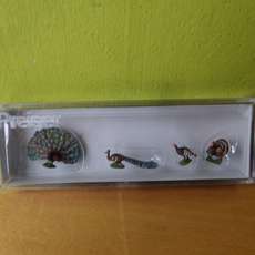 Preiser H0 10166 Kalkoenen en pauw