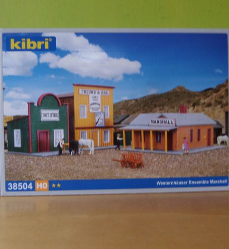 Kibri H0 38504 Western huizen "Marshall"