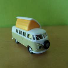 Brekina H0 31633  VW T1B Camper wit