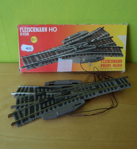 Fleischmann H0 6157 Drieweg wissel gebruikt