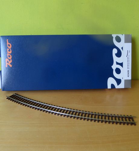 Roco H0 42426 Gebogen rail zonder bedding